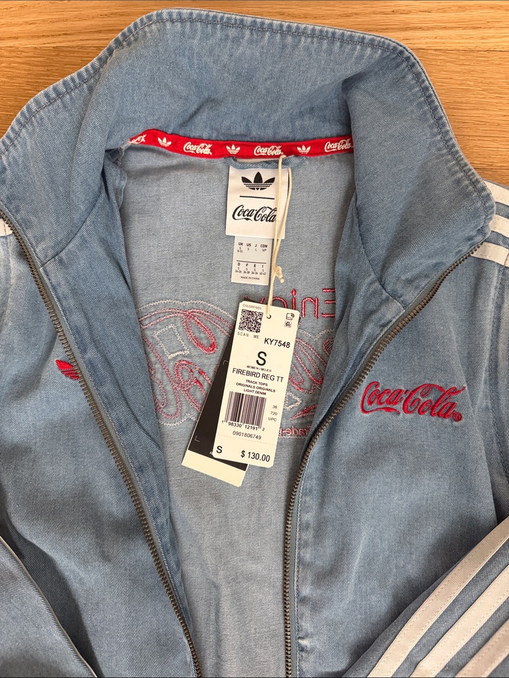 Coca Cola Adidas Firebird Jacket - Picture 3 of 4